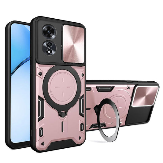 Tok Oppo A60-hoz, Techsuit, CamGuard Pro, Rózsaarany