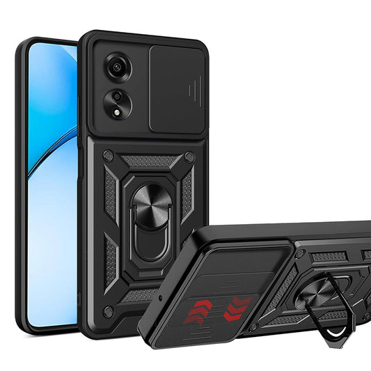 Tok Oppo A60-hoz, Techsuit, CamShield, Fekete