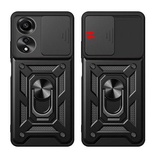 Tok Oppo A60-hoz, Techsuit, CamShield, Fekete