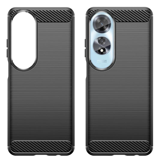 Tok Oppo A60-hoz, Techsuit, karbon, fekete