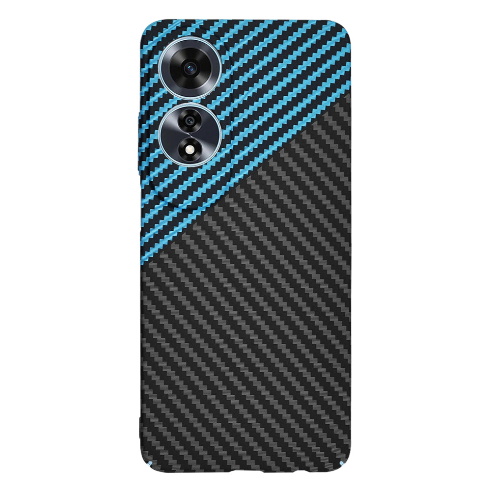 Tok Oppo A60-hoz, Techsuit, Carbonite FiberShell, Fekete Kék