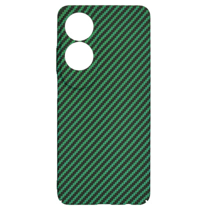 Tok Oppo A60-hoz, Techsuit, Carbonite FiberShell, Zöld
