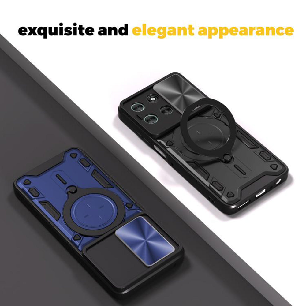 Tok Oppo A6k 4G / A6x 4G / A6x / A6 4G-hez, Techsuit, CamGuard Pro, Kék
