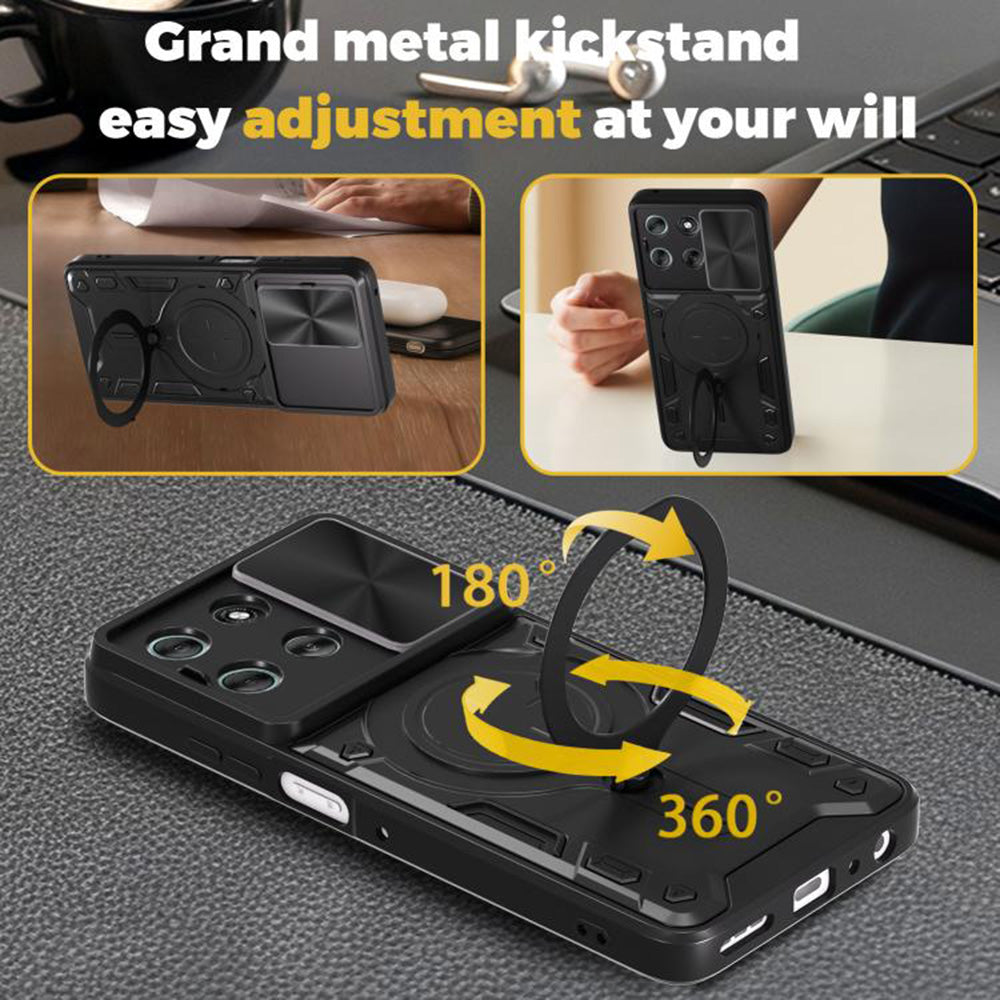 Tok Oppo A6k 4G / A6x 4G / A6x / A6 4G-hez, Techsuit, CamGuard Pro, Kék