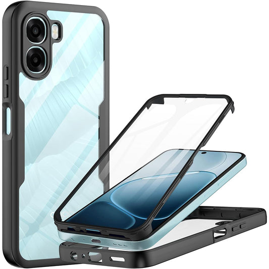 Tok Oppo A6k 4G / A6x 4G / A6x készülékhez, Techsuit, ColorVerse 360, Fekete