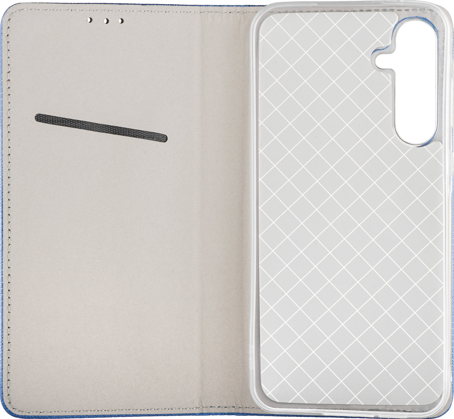 Tok Oppo A6x-hez, OEM, Smart Magnet, Tengerészkék