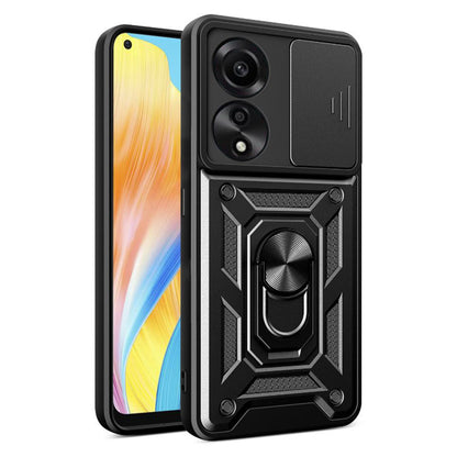 Case for Oppo A78 4G, Techsuit, CamShield, Black