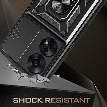 Case for Oppo A78 4G, Techsuit, CamShield, Black