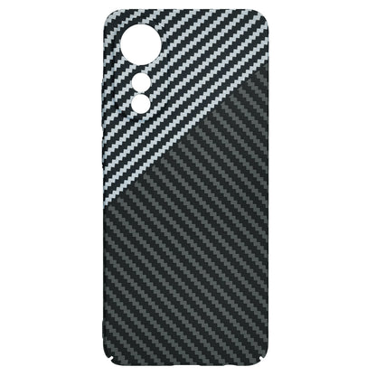 Tok Oppo A78 4G-hez, Techsuit, Carbonite FiberShell, Fekete Szürke
