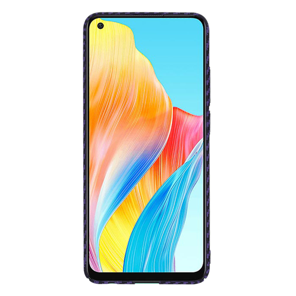 Tok Oppo A78 4G-hez, Techsuit, Carbonite FiberShell, Lila