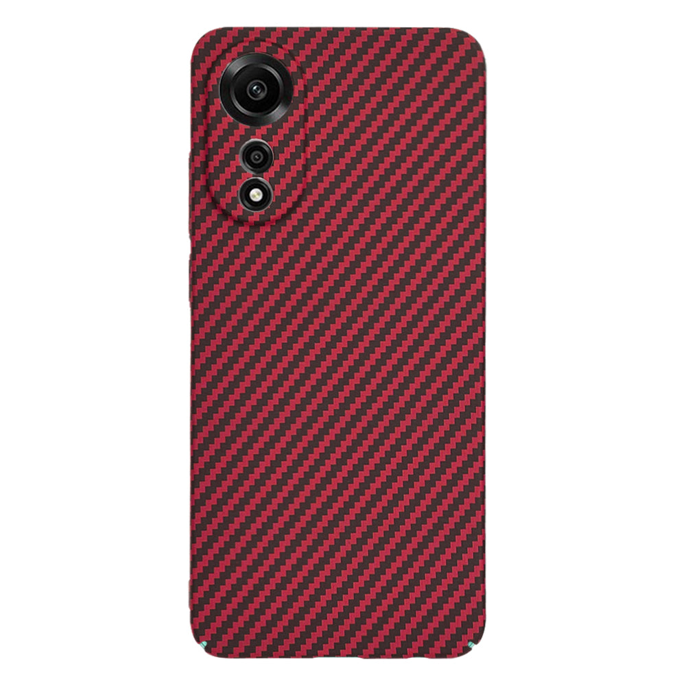 Tok Oppo A78 4G-hez, Techsuit, Carbonite FiberShell, Piros