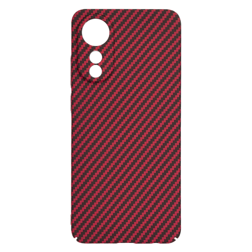 Tok Oppo A78 4G-hez, Techsuit, Carbonite FiberShell, Piros