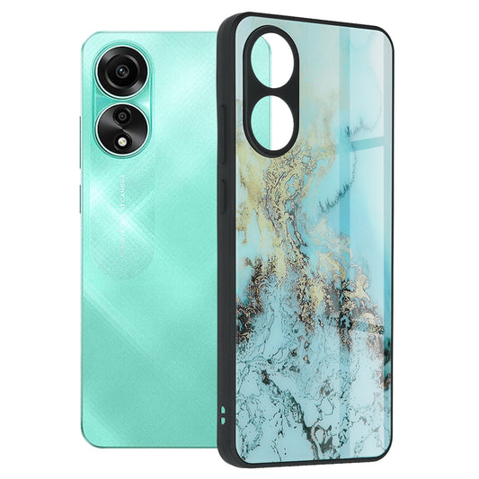 Tok Oppo A78 4G-hez, Techsuit, Glaze, Kék