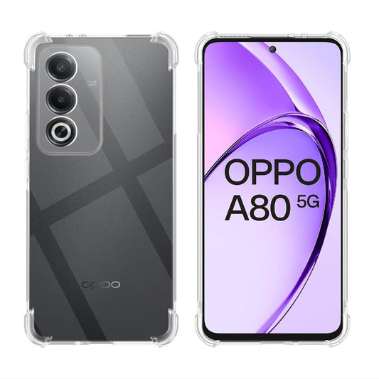 Tok Oppo A80-hoz, Techsuit, ütésálló átlátszó, áttetsző