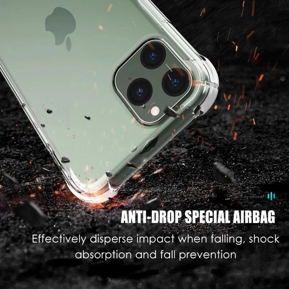 Tok Oppo A94 / Reno5 Lite-hez, Techsuit, Ütésálló Átlátszó, Átlátszó
