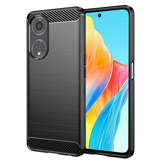 Oppo A98 tok, Techsuit, karbon, fekete