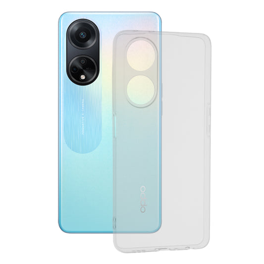 Tok Oppo A98-hez, Techsuit, Átlátszó, Tiszta