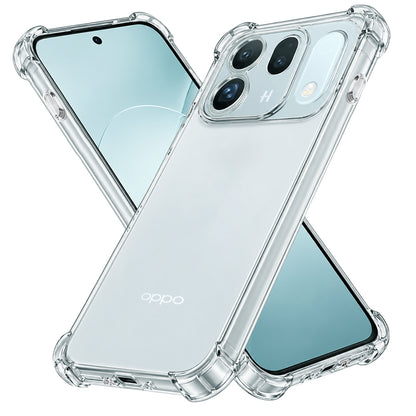 Tok Oppo Find X10 készülékhez, Techsuit, ütésálló, átlátszó, áttetsző