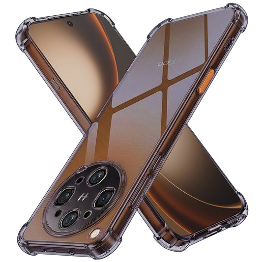 Tok Oppo Find X9 Ultra-hoz, Techsuit, Ütésálló Átlátszó, Füstös