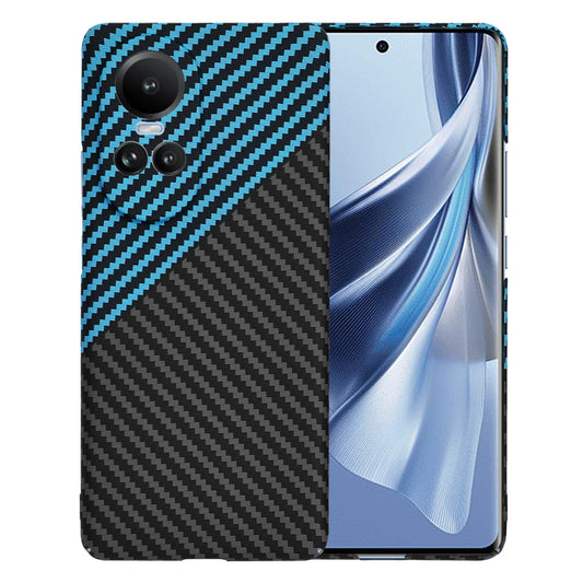 Tok Oppo Reno10 / Reno10 Pro-hoz, Techsuit, Carbonite FiberShell, Fekete Kék