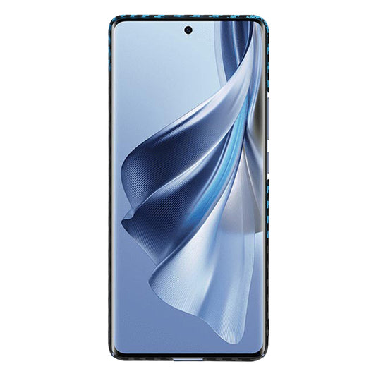 Tok Oppo Reno10 / Reno10 Pro-hoz, Techsuit, Carbonite FiberShell, Fekete Kék