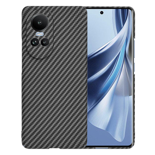 Tok az Oppo Reno10 / Reno10 Pro készülékhez, Techsuit, Carbonite FiberShell, Fekete