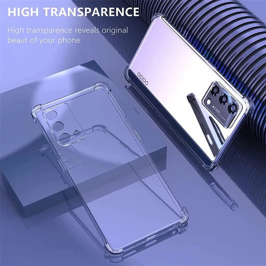 Tok Oppo Reno10 / Reno10 Pro-hoz, Techsuit, Ütésálló Átlátszó, Átlátszó