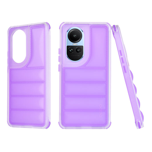 Tok az Oppo Reno10 / Reno10 Pro készülékhez, Techsuit, Wave Shield, lila