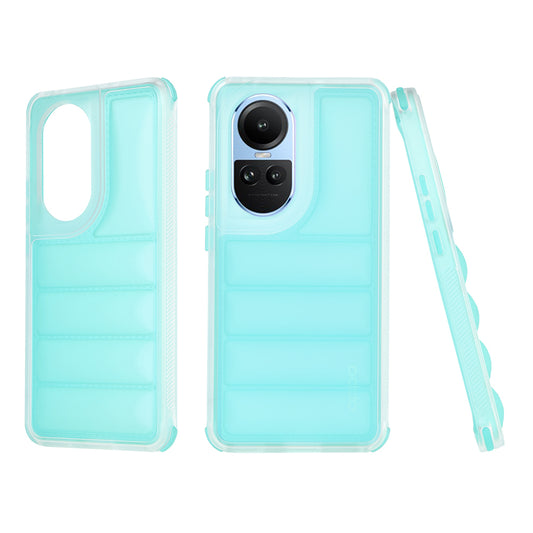 Tok az Oppo Reno10 / Reno10 Pro készülékhez, Techsuit, Wave Shield, Türkiz