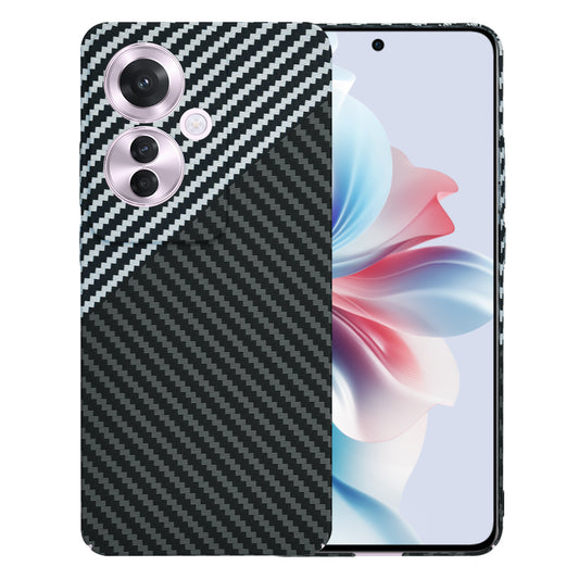 Tok Oppo Reno11 F-hez, Techsuit, Carbonite FiberShell, Fekete Szürke