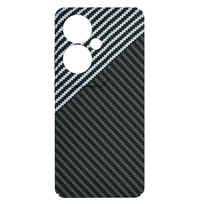 Case for Oppo Reno11 F, Techsuit, Carbonite FiberShell, Black Gray