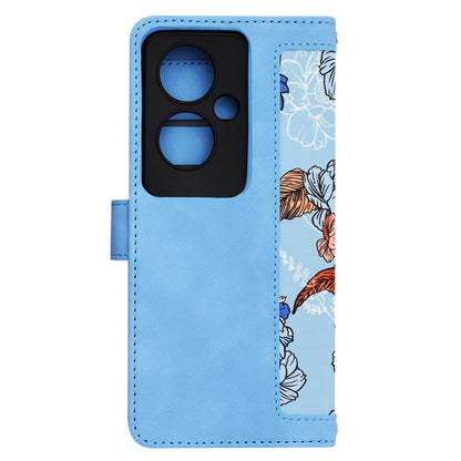 Tok Oppo Reno11 F-hez, Techsuit, FlipCraft, Kék