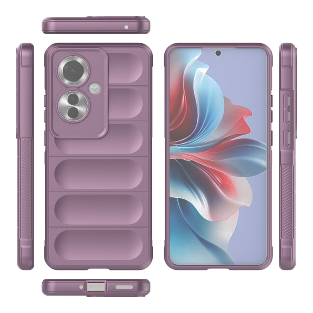 Tok Oppo Reno11 F-hez, Techsuit, Magic Shield, Lila