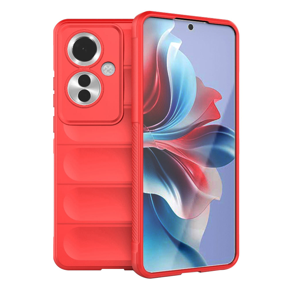 Tok Oppo Reno11 F-hez, Techsuit, Magic Shield, Piros