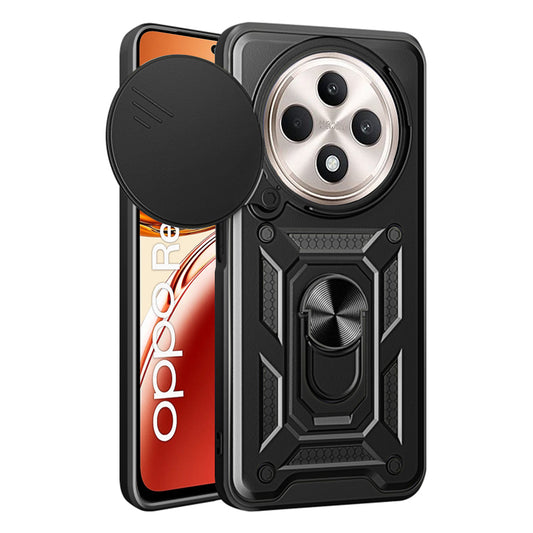 Tok Oppo Reno12 FS 5G / Reno12 FS 4G / Reno12 F 4G / Reno12 F készülékhez, Techsuit, CamShield, Fekete