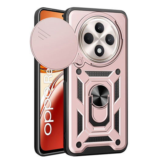 Tok Oppo Reno12 FS 5G / Reno12 FS 4G / Reno12 F 4G / Reno12 F készülékhez, Techsuit, CamShield, Rózsaszín