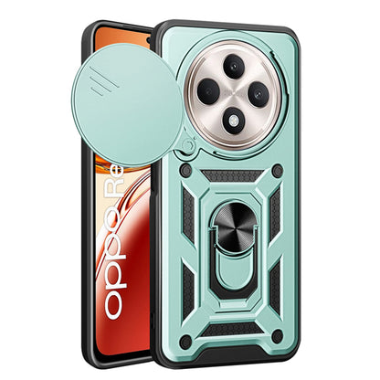 Tok Oppo Reno12 FS 5G / Reno12 FS 4G / Reno12 F 4G / Reno12 F készülékhez, Techsuit, CamShield, Zöld