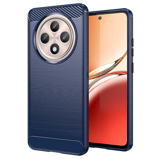 Tok az Oppo Reno12 FS 5G / Reno12 FS 4G / Reno12 F 4G / Reno12 F készülékhez, Techsuit, karbon, kék