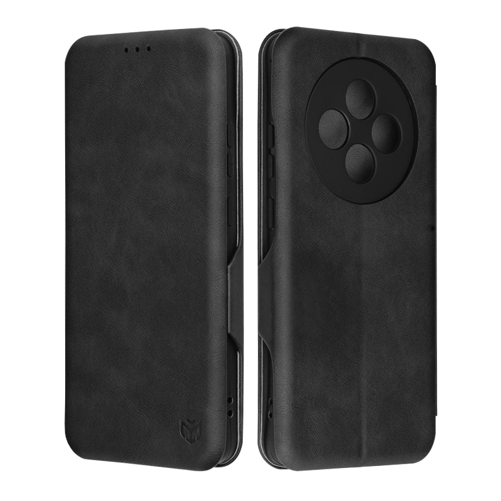 Tok Oppo Reno12 FS 5G / Reno12 FS 4G / Reno12 F 4G / Reno12 F készülékhez, Techsuit, Safe Wallet Plus, Fekete