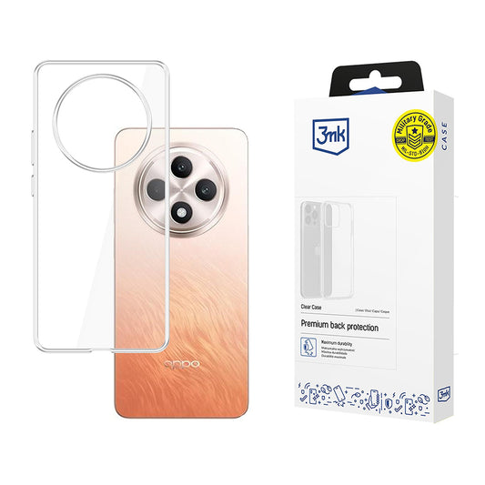 Tok az Oppo Reno12 FS 5G / Reno12 FS 4G / Reno12 F 4G / Reno12 F készülékhez, 3MK, Átlátszó, Tiszta