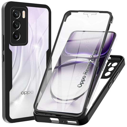Tok Oppo Reno12 Pro-hoz, Techsuit, ColorVerse 360, Fekete