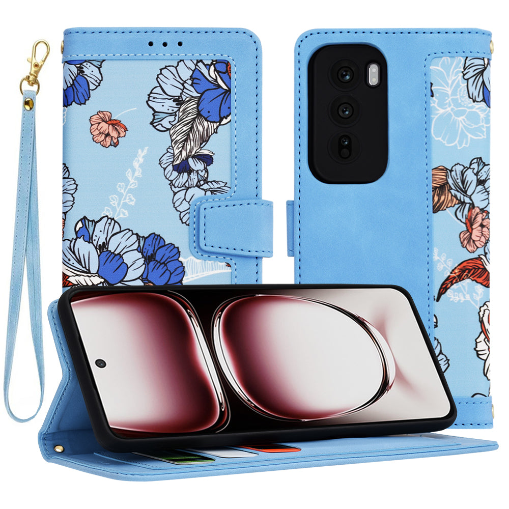 Tok Oppo Reno12 Pro-hoz, Techsuit, FlipCraft, Kék