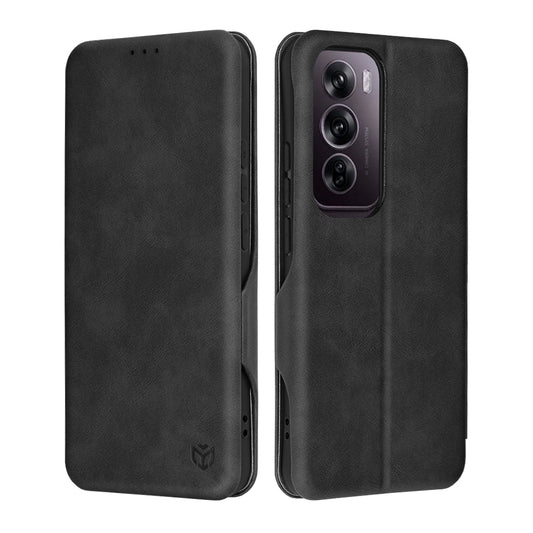 Tok Oppo Reno12 Pro-hoz, Techsuit, Safe Wallet Plus, Fekete