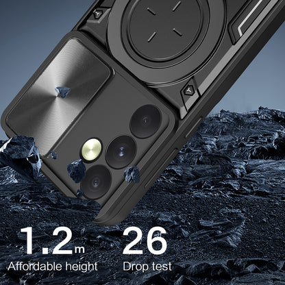 Tok Oppo Reno12-hez, Techsuit, CamGuard Pro, Rózsaarany