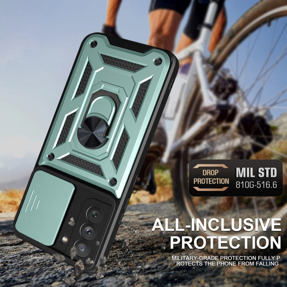 Tok Oppo Reno12-hez, Techsuit, CamShield, Rózsaszín