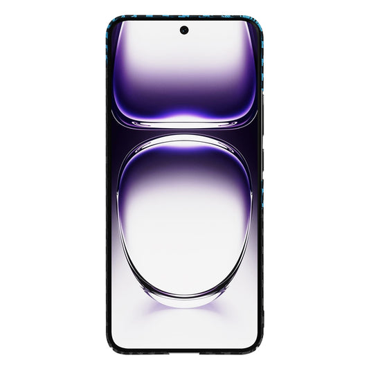 Tok Oppo Reno12-hez, Techsuit, Carbonite FiberShell, Fekete Kék