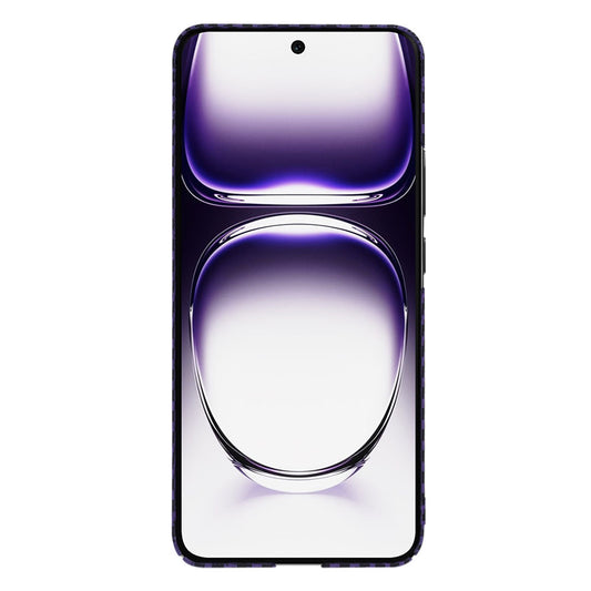 Tok Oppo Reno12-hez, Techsuit, Carbonite FiberShell, Lila