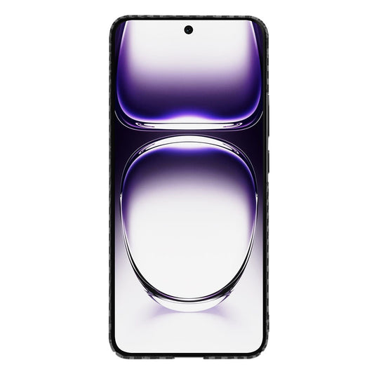 Tok Oppo Reno12-hez, Techsuit, Carbonite FiberShell, Fekete