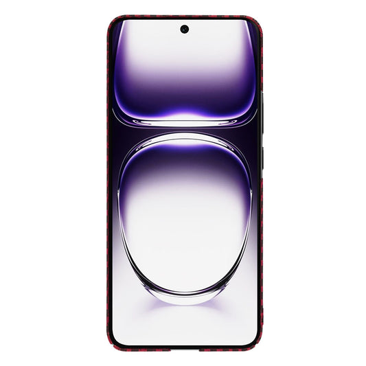 Tok Oppo Reno12-hez, Techsuit, Carbonite FiberShell, Piros