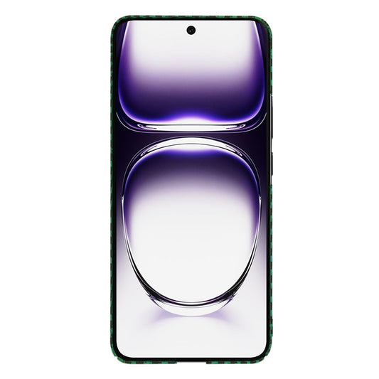 Tok Oppo Reno12-hez, Techsuit, Carbonite FiberShell, Zöld